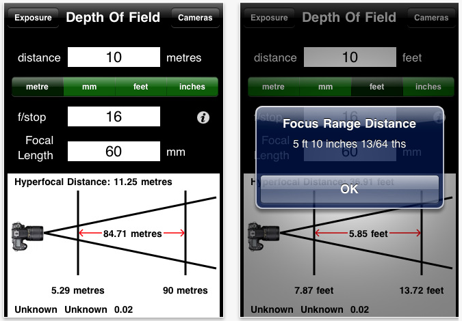 Dof Calculator-photo