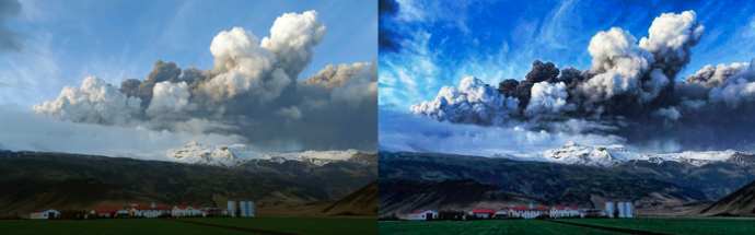 avant/après-volcan © reuters